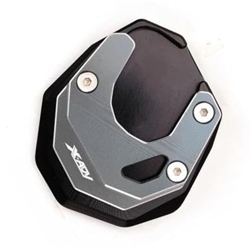 NOLLAM Motorradständer Für H-ONDA X ADV X-ADV XADV 750 2021 2022 2023 Motorrad CNC-Ständerfuß Seitenständerverlängerungspolster Stützplatte Ständer Vergrößern(Grey) von NOLLAM