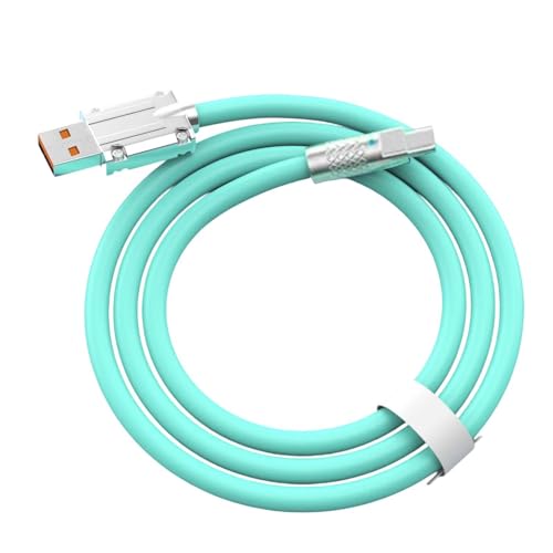 NOLOWY Stromkabel 120W USB C Kabel Silikon Schnellladekabel Typ C Datenübertragungskabel 480Mbps für S24 S23 S22 S21 S20 S10E von NOLOWY