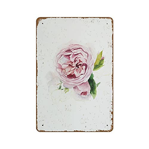Romantischer Rosen-Druck, Wandkunst, Aquarell, Dekor, Blumenmuster, botanisch, böhmisch, Wohnzimmer, Blume, Kunstwerk, Neuheit, 20,3 x 30,5 cm, Blechschild, lustige Männerhöhle, coole Wandtürschild Romantischer Rosen-Druck, Wandkunst, Aquarell, Dekor, Blumenmuster, botanisch, böhmisch, Wohnzimmer, Blume, Kunstwerk, Neuheit, 20,3 x 30,5 cm, Blechschild, lustige Männerhöhle, coole Wandtürschild von NOMELY