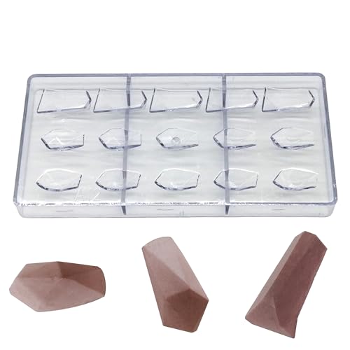 LIANCHEN Pralinenform Polycarbonat Set Transparent Schokoladenform Polycarbonat Schokoladenform Pralinenform Backform Backzubehör Backzubehör Polycarbonat für Eiswürfel Süßigkeiten Valentinstag(F) von LIANCHEN