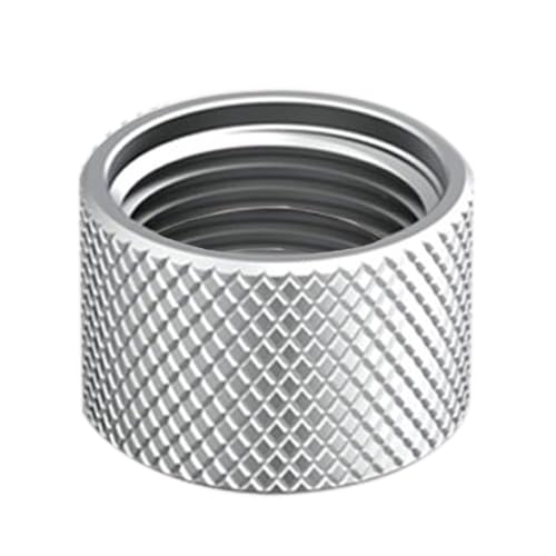 nomona Dichtkappe, G3/8" Innengewinde Rohrverschraubungskappe mit NBR-Gummischeiben, Messingmaterial Verchromung Mutterkappe zum Absperren von G3/8" Eckventil nomona Dichtkappe, G3/8" Innengewinde Rohrverschraubungskappe mit NBR-Gummischeiben, Messingmaterial Verchromung Mutterkappe zum Absperren von G3/8" Eckventil von NOMONA