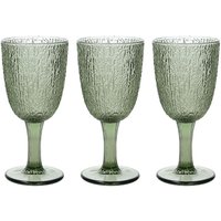 Set 3 Grüne Glaskelche 250 Cc Davor Line von NON