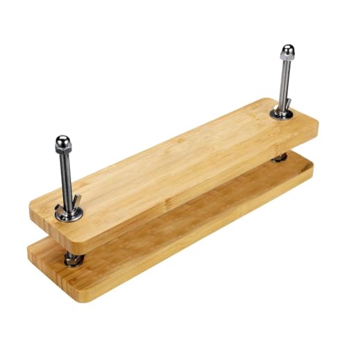 NONDK Buchpresse aus für DIY-Enthusiasten, tragbares und handgefertigtes Bindungswerkzeug für Bastelarbeiten NONDK Buchpresse aus für DIY-Enthusiasten, tragbares und handgefertigtes Bindungswerkzeug für Bastelarbeiten von NONDK