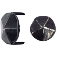Schraubenkappe Schmiedeeisen HSI Diamantkopf runde Form - 2 Spitzen 25x14mm - 179970 von NONE