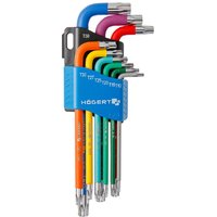 Sechsrundschlüssel 9-teilig Högert HT1W817 Winkelschlüssel Multicolor Innensechsrund Sechsrundschlüssel 9-teilig Högert HT1W817 Winkelschlüssel Multicolor Innensechsrund von NONE