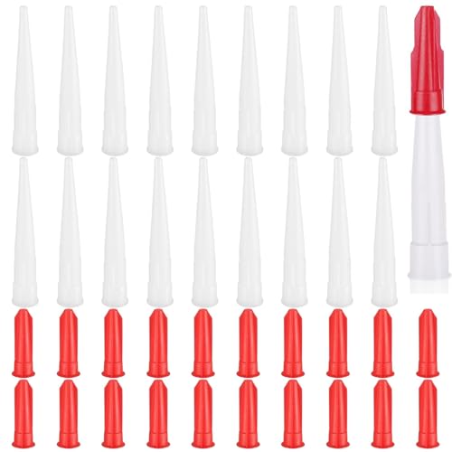 20 Stück Kartuschenspitzen, Silikon Spitzen, Silikonspritze, Kartuschenspitze, Silikon Kartuschenpresse, ideal für Haushalt und Küche von NONEOYNO