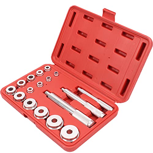 17-teiliges Radlager-Dichtungsbuchsen-Treiber-Werkzeug-Set, Aluminiumdorn, Auto-Set, kleine Aluminiumlegierung, Kugellager, Radpresse, Abzieher, Montagewerkzeug 17-teiliges Radlager-Dichtungsbuchsen-Treiber-Werkzeug-Set, Aluminiumdorn, Auto-Set, kleine Aluminiumlegierung, Kugellager, Radpresse, Abzieher, Montagewerkzeug von NONGYU