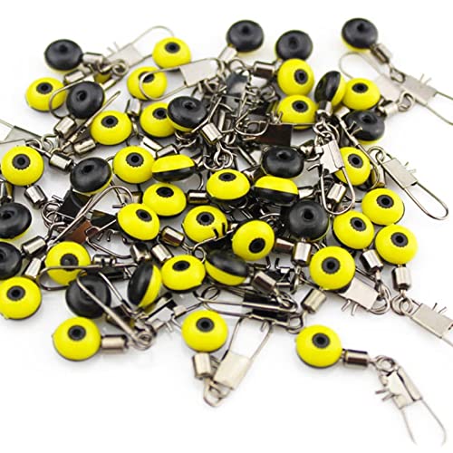 50 Stück Angelwirbel Angelverbinder Set Angelperlen und Wirbel Meeresangeln Perlen Angelzubehör 50 Stück Angelwirbel Angelverbinder Set Angelperlen und Wirbel Meeresangeln Perlen Angelzubehör von NONGYU