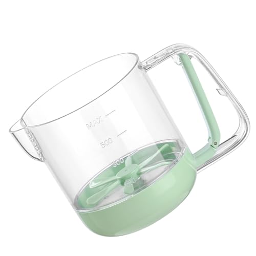 Mehrzweck-Küchenbesen mit Behälter mit hoher Kapazität, präzise Skalierung für Rezeptausführung, multifunktionaler Handmixer zum Backen Mehrzweck-Küchenbesen mit Behälter mit hoher Kapazität, präzise Skalierung für Rezeptausführung, multifunktionaler Handmixer zum Backen von NONGYU