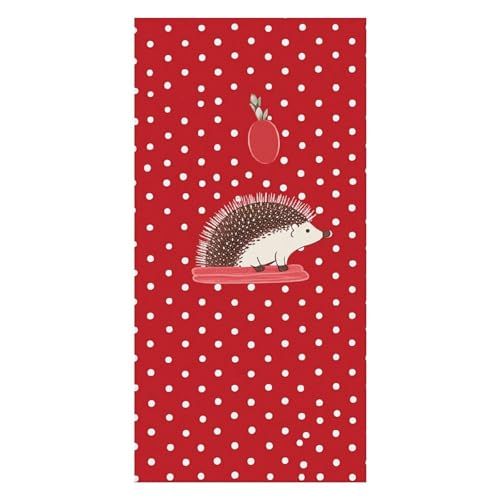 NONHAI Strandtuch, rot, gepunktet, Igel, Mikrofaser, schnell trocknend, Handtuch für Schwimmer, sanddicht, saugfähig, Badetuch für Hotel, Fitnessstudio, Spa, Yoga, Badetuch, 80 x 160 cm NONHAI Strandtuch, rot, gepunktet, Igel, Mikrofaser, schnell trocknend, Handtuch für Schwimmer, sanddicht, saugfähig, Badetuch für Hotel, Fitnessstudio, Spa, Yoga, Badetuch, 80 x 160 cm von NONHAI