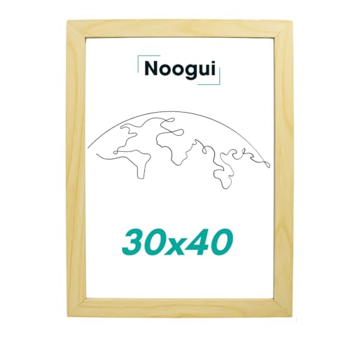 NOOGUI Bilderrahmen 30×40 Holz Natur | Mit Antireflex‑Plexiglas | Für Fotos, Poster, Urkunden oder Puzzle | Vertikal & Horizontal | 30×40 cm NOOGUI Bilderrahmen 30×40 Holz Natur | Mit Antireflex‑Plexiglas | Für Fotos, Poster, Urkunden oder Puzzle | Vertikal & Horizontal | 30×40 cm von NOOGUI