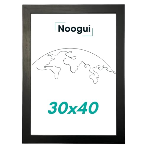 NOOGUI Bilderrahmen A3 Holz Schwarz | Mit Antireflex‑Plexiglas | Für Fotos, Diplome, Poster oder Puzzle | Vertikal & Horizontal | 30×40 cm NOOGUI Bilderrahmen A3 Holz Schwarz | Mit Antireflex‑Plexiglas | Für Fotos, Diplome, Poster oder Puzzle | Vertikal & Horizontal | 30×40 cm von NOOGUI