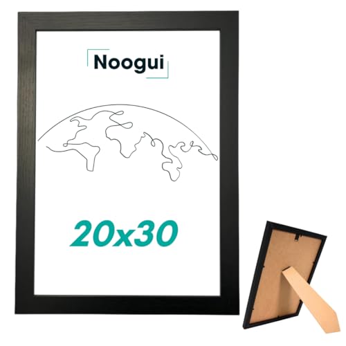 NOOGUI Bilderrahmen A4 Holz Schwarz | Mit Antireflex‑Plexiglas | Für Fotos, Urkunden, Poster oder Puzzle | Vertikal & Horizontal | 20×30 cm NOOGUI Bilderrahmen A4 Holz Schwarz | Mit Antireflex‑Plexiglas | Für Fotos, Urkunden, Poster oder Puzzle | Vertikal & Horizontal | 20×30 cm von NOOGUI