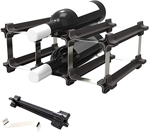 NOOK Weinregal 3er Starter Kit - modulares Regalsystem für Weinflaschen - praktisches Flaschenregal flexibel erweiterbar zur optimalen Lagerung von Flaschen von NOOK Weinregal