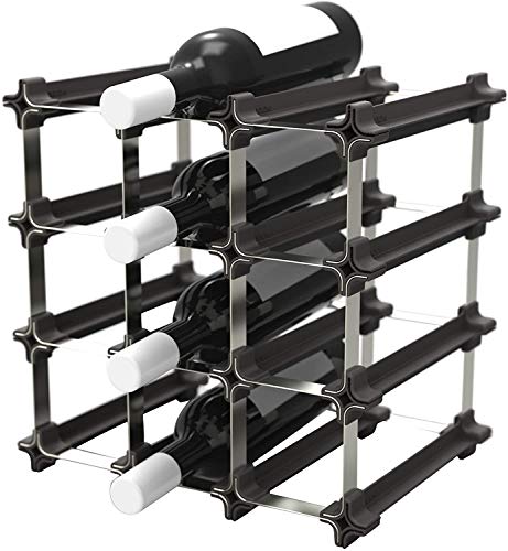 NOOK Weinregal 9er Small Kit - modulares Regalsystem für Weinflaschen - praktisches Flaschenregal flexibel erweiterbar zur optimalen Lagerung von Flaschen von NOOK Weinregal