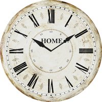 NOOR living Wanduhr, MDF/Holzwerkstoff, beige von NOOR living