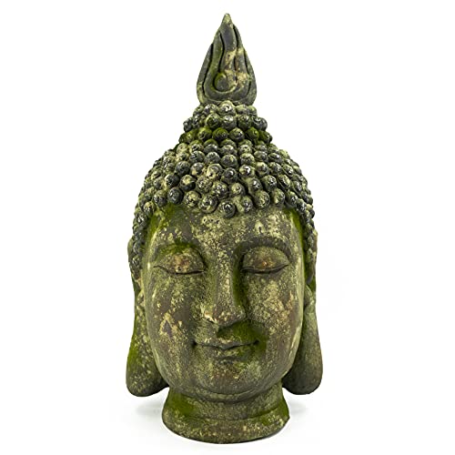 NOOR Living Design Products 13591 Buddhakopf, Grau-Grün von NOOR Living Design Products