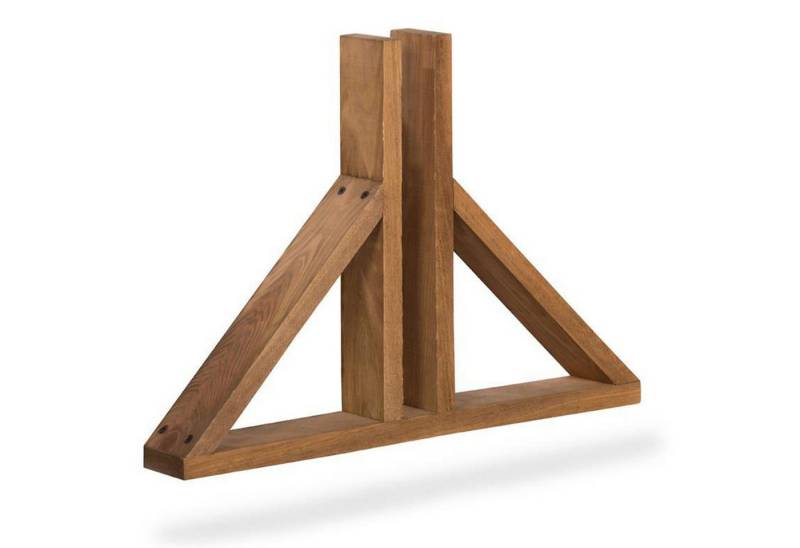 NOOR Sichtschutzelement Mobile Trennwand aus Weide - passender Standfuß separat erhältlich, Mobile Trennwand 90x120 cm - Standfuß 50x6 cm von NOOR