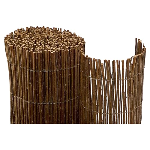 NOOR Weidematte Deluxe 1,80 x 3,00m I Natürliche Weidesichtschutzmatte mit verwobenem, verzinktem Draht für hohe Stabilität I Terrassen- und Balkon-Windschutz NOOR Weidematte Deluxe 1,80 x 3,00m I Natürliche Weidesichtschutzmatte mit verwobenem, verzinktem Draht für hohe Stabilität I Terrassen- und Balkon-Windschutz von NOOR