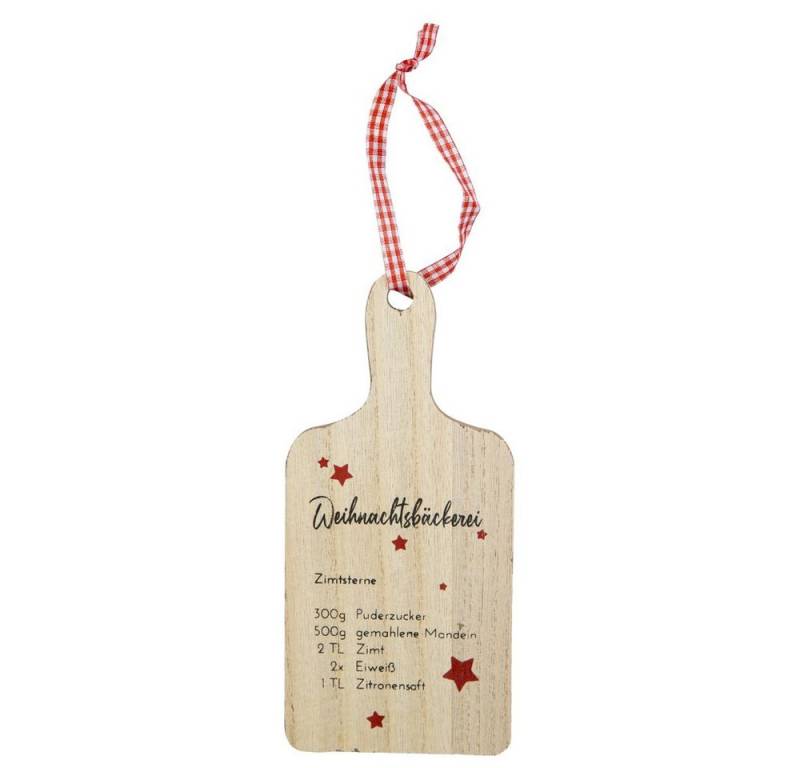 NOOR Weihnachtsfigur Schneidebrett - Weihnachtsbäckerei - aus Holz - 1 Stück von NOOR