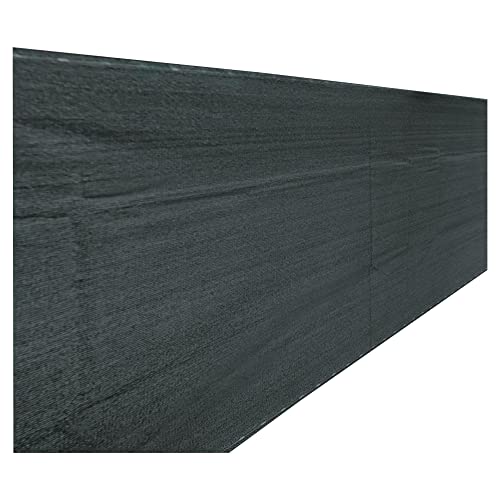 NOOR Zaunblende 1,0 x 5 m mit Befestigungs-Schnur I Zaunblende Sichtschutz, winddurchlässig I Zaunblende, vielfach anwendbar I Tennisblende/Gartenzaun-Blende/Schattier-Netz I Anthrazit von NOOR