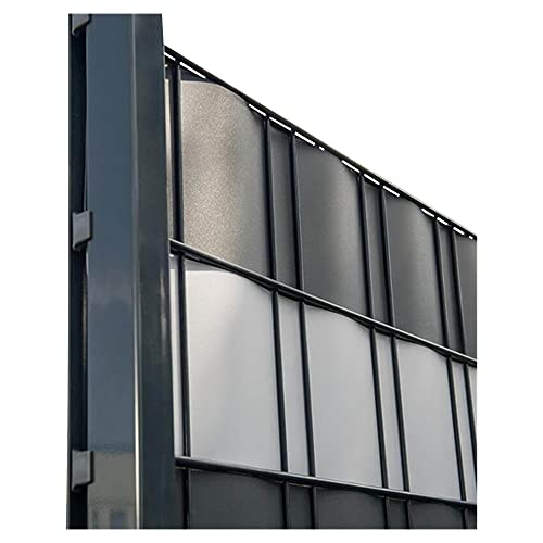NOOR Zaunblende PP PRO 650 g/m2 Grün I 0,19 x 2,55 m I Der ideale Sichtschutz für Ihren Doppelstabmattenzaun I Sichtschutzstreifen in vielen Farben I Langlebig & Witterungsbeständig von NOOR