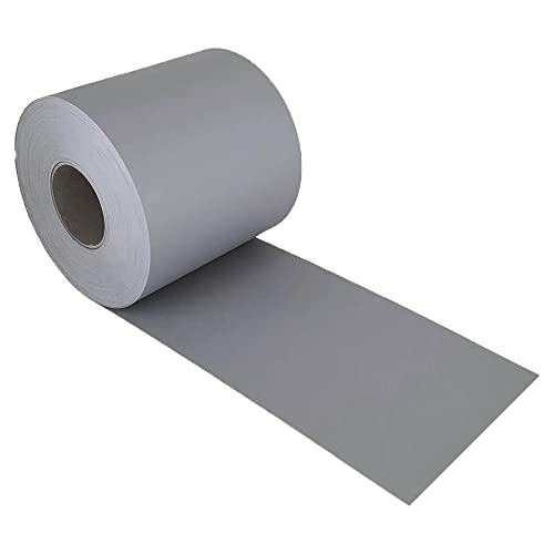 NOOR Sichtschutzstreifen PP PRO für Doppelstabmattenzaun - Zaunsichtschutz Rolle hellgrau 0,19x35 m - blickdichter Wind- & Sichtschutz - Zaunblenden 650 g/m² Made in Germany von NOOR