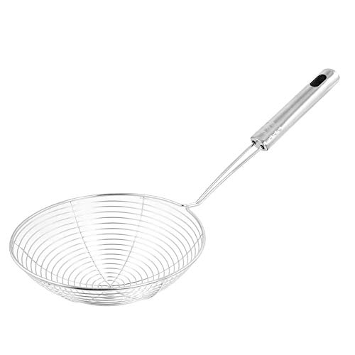 NOPEILVI Edelstahl Spinne Skimmer, Küchensieb, Klassisch, Silbers, Drahtlöffel, Schöpfkelle für Nudeln & Braten, Spinnensieb, Küchenutensil, FOOD_STRAINER, Edelstahl, Dishwasher Safe NOPEILVI Edelstahl Spinne Skimmer, Küchensieb, Klassisch, Silbers, Drahtlöffel, Schöpfkelle für Nudeln & Braten, Spinnensieb, Küchenutensil, FOOD_STRAINER, Edelstahl, Dishwasher Safe von NOPEILVI