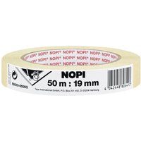 NOPI Kreppband 19 mm  x 50 m beige von NOPI