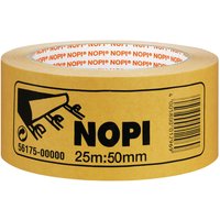 NOPI doppelseitiges Klebeband 50 mm  x 25 m braun von NOPI