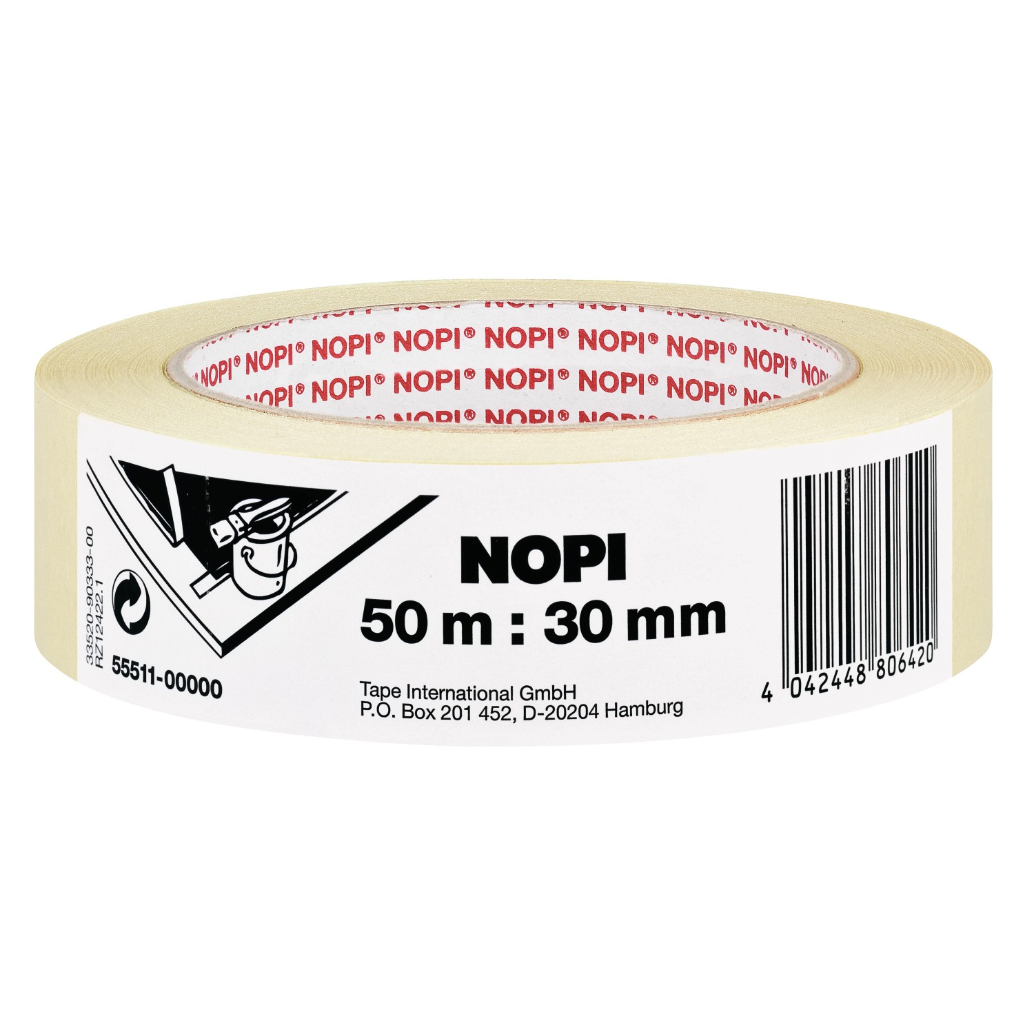 Nopi Malerkrepp 50 m x 30 mm von NOPI