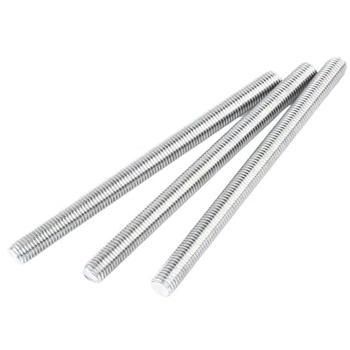 10 Stück Edelstahl Vollgewindestange Gewindestange M2 M2,5 M3 M4 M5 M6 (Color : 70mm, Size : M2) von NORAZE