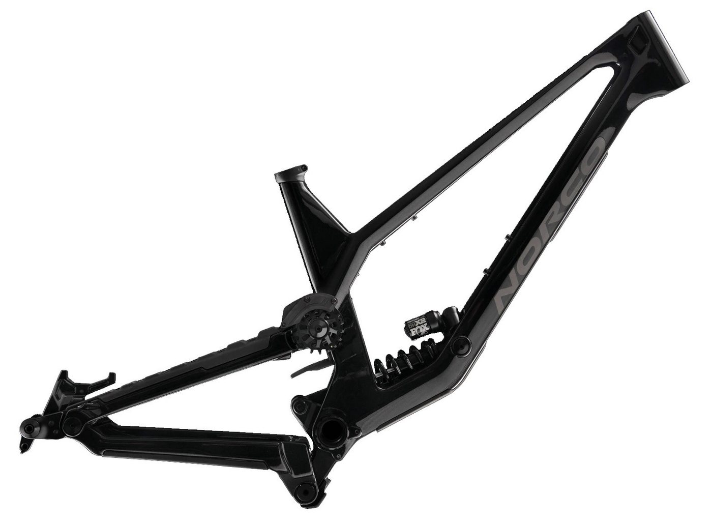 NORCO Mountainbike MTB Fully Range C black / silver Rahmenset von NORCO