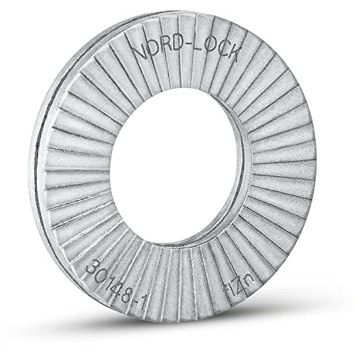 Original Nord-Lock Stahl Keilsicherungsscheiben NL10sp für M10, mit vergrößertem Außendurchmesser d (mm): 10,7 - D (mm): 21 - T (mm): 2,5 von NORD-LOCK GROUP