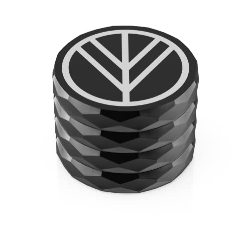 Norddampf Premium Aluminium Grinder, 4-teilig | ∅ 63mm groß | Effizientes Mahlwerk mit messerscharfen Zähen & Diamantschliff | Robust | 1A Haptik | Magnetischer Deckel | Mit Sieb & Scharber | Schwarz Norddampf Premium Aluminium Grinder, 4-teilig | ∅ 63mm groß | Effizientes Mahlwerk mit messerscharfen Zähen & Diamantschliff | Robust | 1A Haptik | Magnetischer Deckel | Mit Sieb & Scharber | Schwarz von NORDDAMPF - WHERE THE CLOUDS RISE