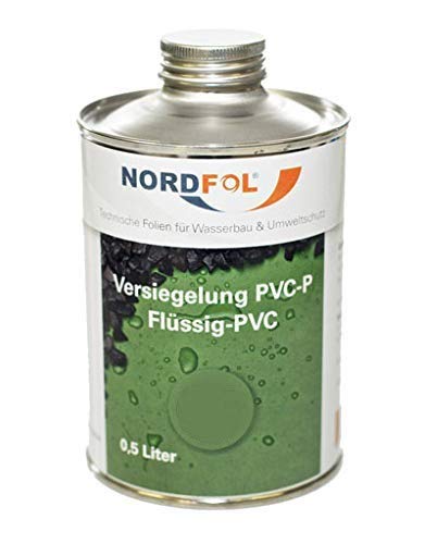 44,95€/L Versiegelung PVC flüssig 1 Liter (oliv-grün) für Folie Teichfolie von NORDFOL