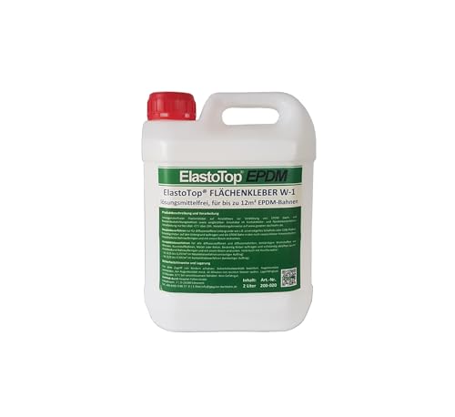 EPDM ElastoTop Flächenkleber W-1 (Flächenkleber, 2 Liter für 12m²) weiß von NORDFOL