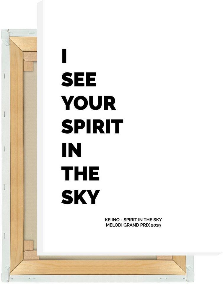 NORDIC WORDS Leinwandbild Keiino Spirit in the Sky von NORDIC WORDS