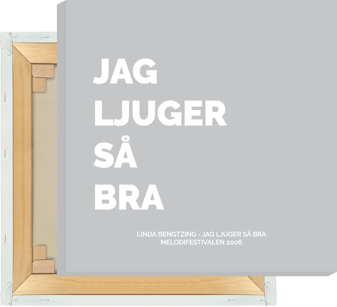 NORDIC WORDS Leinwandbild Linda Bengtzing - Jag Ljuger Så Bra von NORDIC WORDS