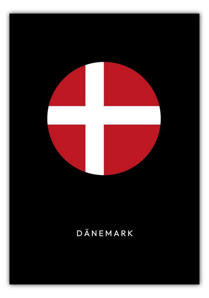 NORDIC WORDS Poster Dänemark Kreis von NORDIC WORDS