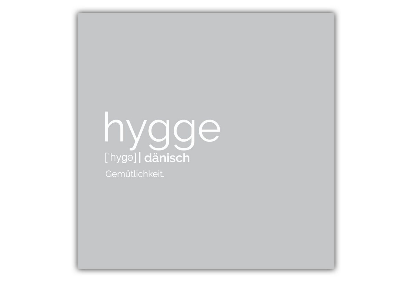 NORDIC WORDS Poster Hygge von NORDIC WORDS