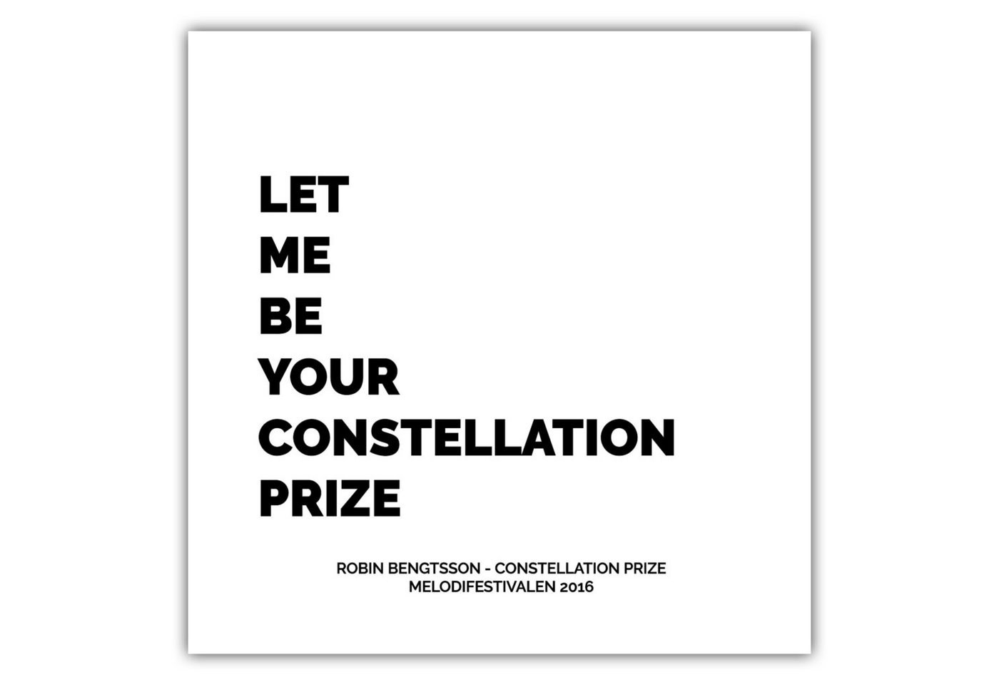 NORDIC WORDS Poster Robin Bengtsson - Constellation Prize von NORDIC WORDS