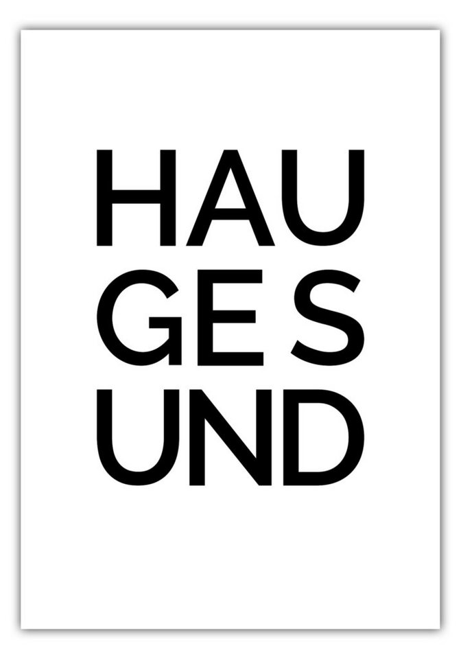 NORDIC WORDS Poster Stadt HAUGESUND von NORDIC WORDS