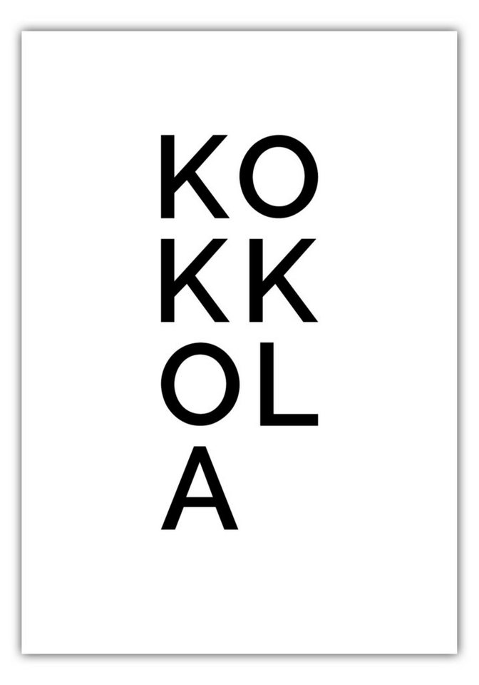 NORDIC WORDS Poster Stadt KOKKOLA von NORDIC WORDS