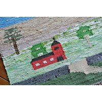 Vintage Handgewebter Rag Rug Wandbehang 1960Er Jahre Rustikaler Kirchen Dekor Vintage Handgewebter Rag Rug Wandbehang 1960Er Jahre Rustikaler Kirchen Dekor von NORDICARTCURIOSITY