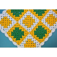 Vintage Tischdecke Aus Baumwolle Gehäkelt Handgemachte Oma Platz Dekoration von NORDICARTCURIOSITY