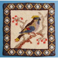 Exceptionelly Bravo Jahrgang 1960Er Jahre Handgemachte Allover Stickerei Wolle Garn Kreuzstich Leinen Wandbehang Mit Vogel-Motiv Exceptionelly Bravo Jahrgang 1960Er Jahre Handgemachte Allover Stickerei Wolle Garn Kreuzstich Leinen Wandbehang Mit Vogel-Motiv von NORDICARTLINENS