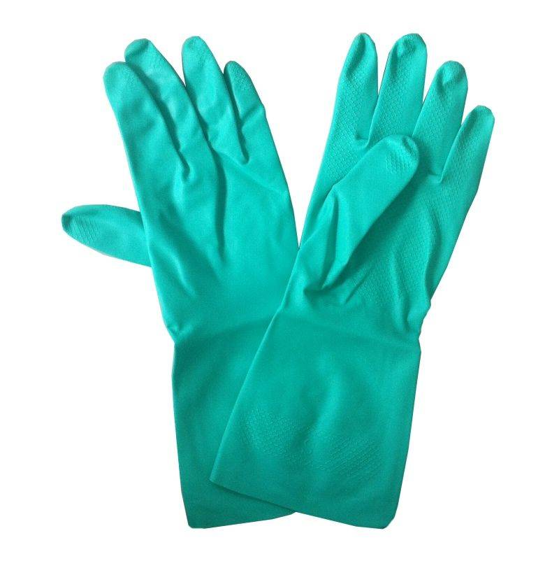 Nordio Latexfreier Haushalts-Handschuh Gr. S, sensitiv, grün von NORDIO