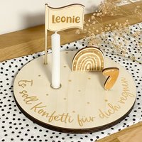 Geburtstagskranz | Es Soll Konfetti Für Dich Regnen Personalisierbar| Name Festtagskranz Holzkranz Geburtstagsteller Wünschekranz Geburtstagskranz | Es Soll Konfetti Für Dich Regnen Personalisierbar| Name Festtagskranz Holzkranz Geburtstagsteller Wünschekranz von NORDKindDekoStore