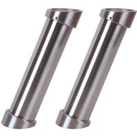 LUX Snackständer aus Aluminium in gebürstetem Edelstahl-Finish, 2er-Set Nordlinger von NORDLINGER